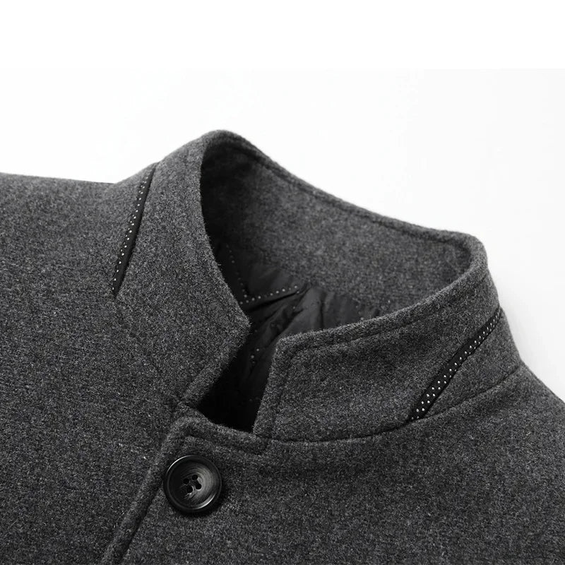 STERLING MENS WOOL OVERCOAT