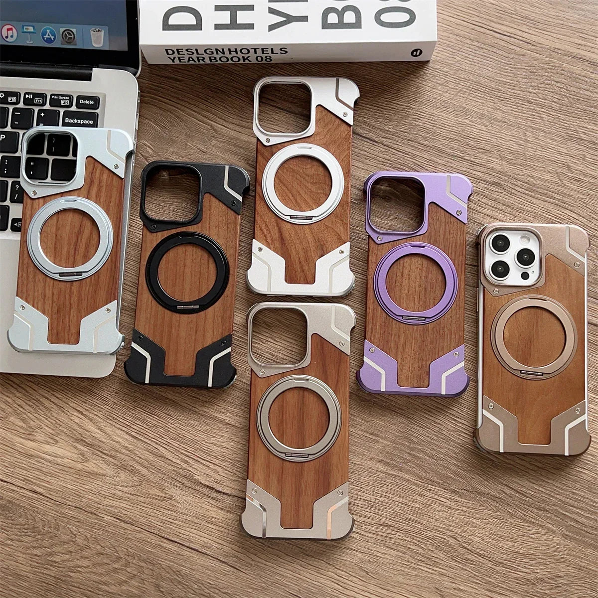 Aereo Wooden & Metal iPhone Case