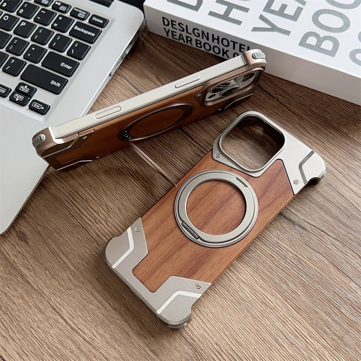 Aereo Wooden & Metal iPhone Case