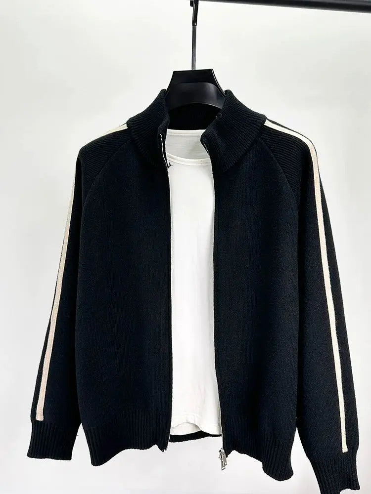Alden Crown Knitted Designer Jacket