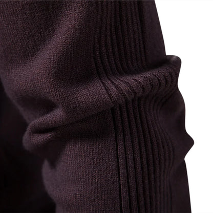 Alessio Moro Men Slim Fit Turtleneck Sweater Warm Winter Knit Pullover