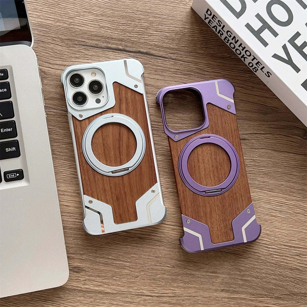 Aereo Wooden & Metal iPhone Case