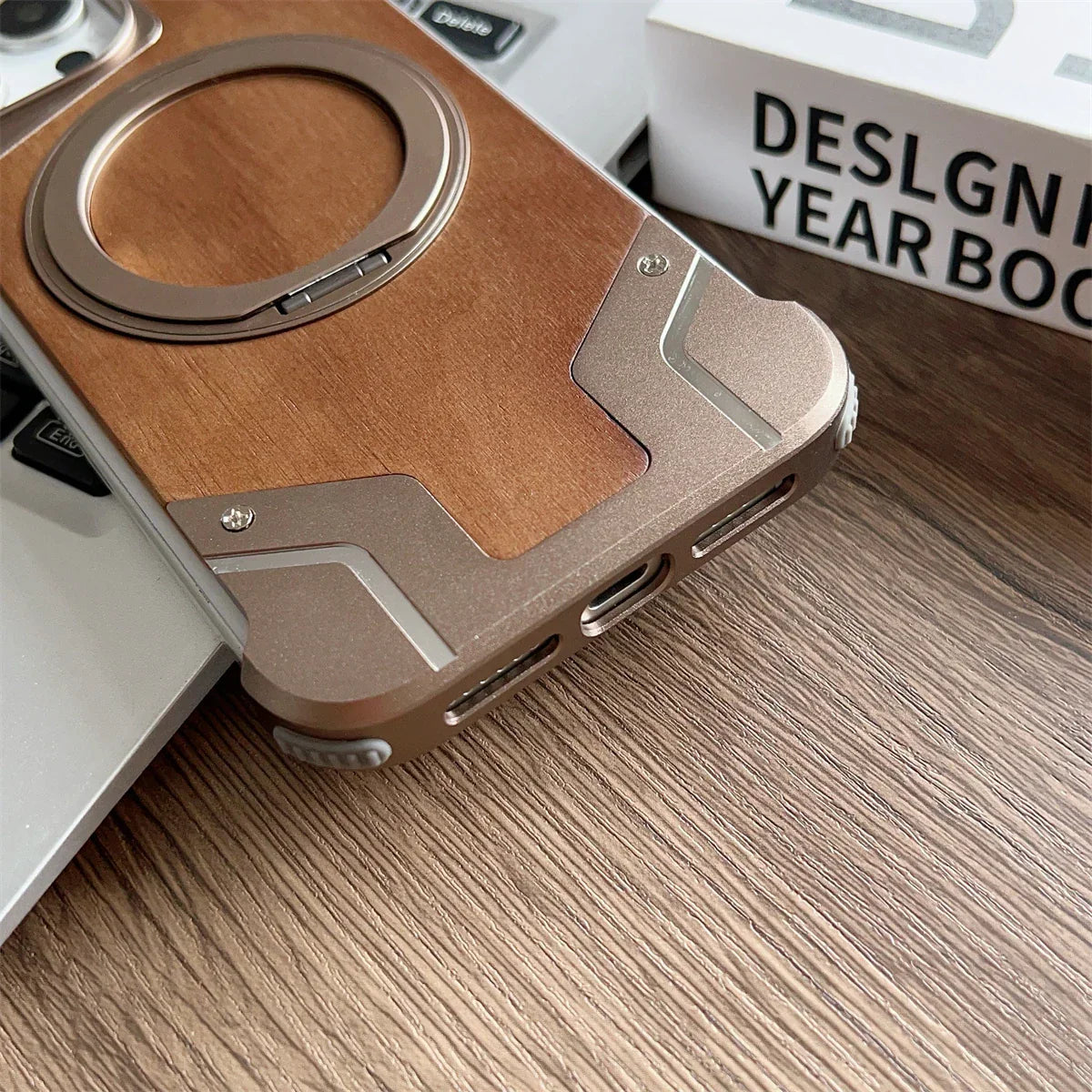 Aereo Wooden & Metal iPhone Case