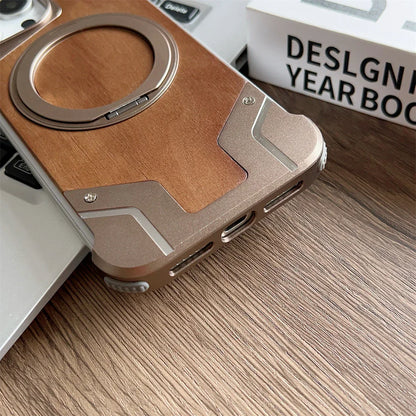 Aereo Wooden & Metal iPhone Case