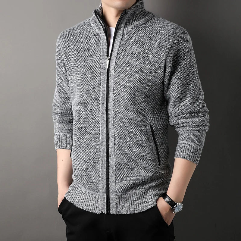 Calvin Mens Knit Jacket