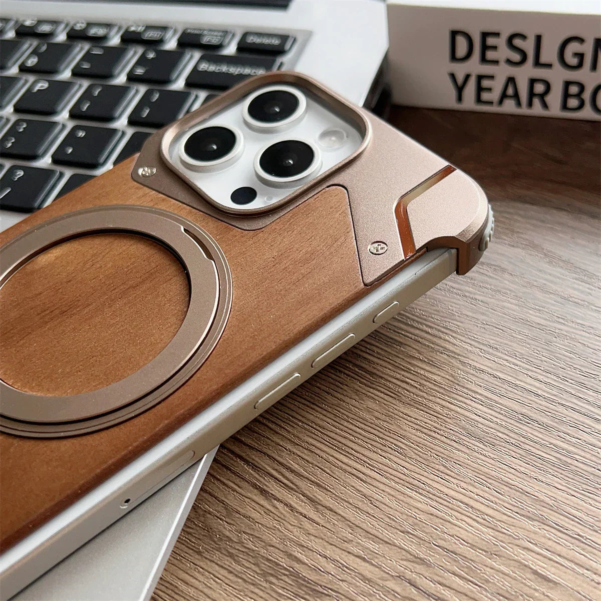 Aereo Wooden & Metal iPhone Case