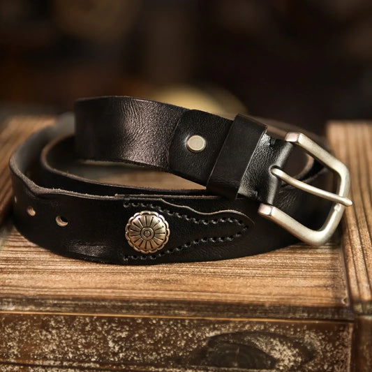 Men's Full Grain Cowhide Leather Belt
