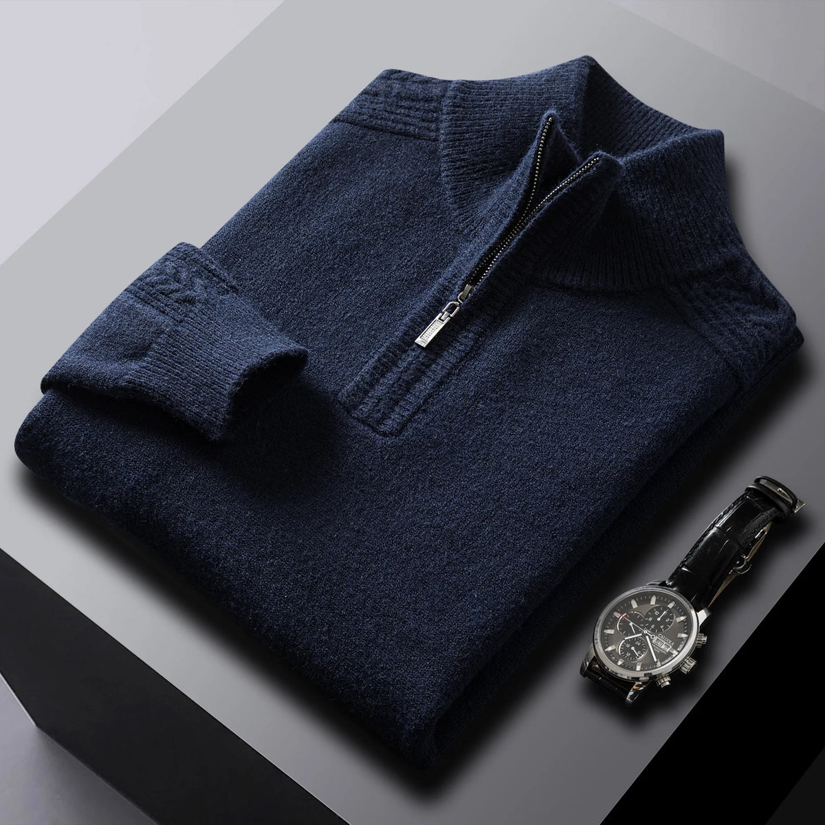 Filippo Lippi Cashmere Zipper-collar Sweater