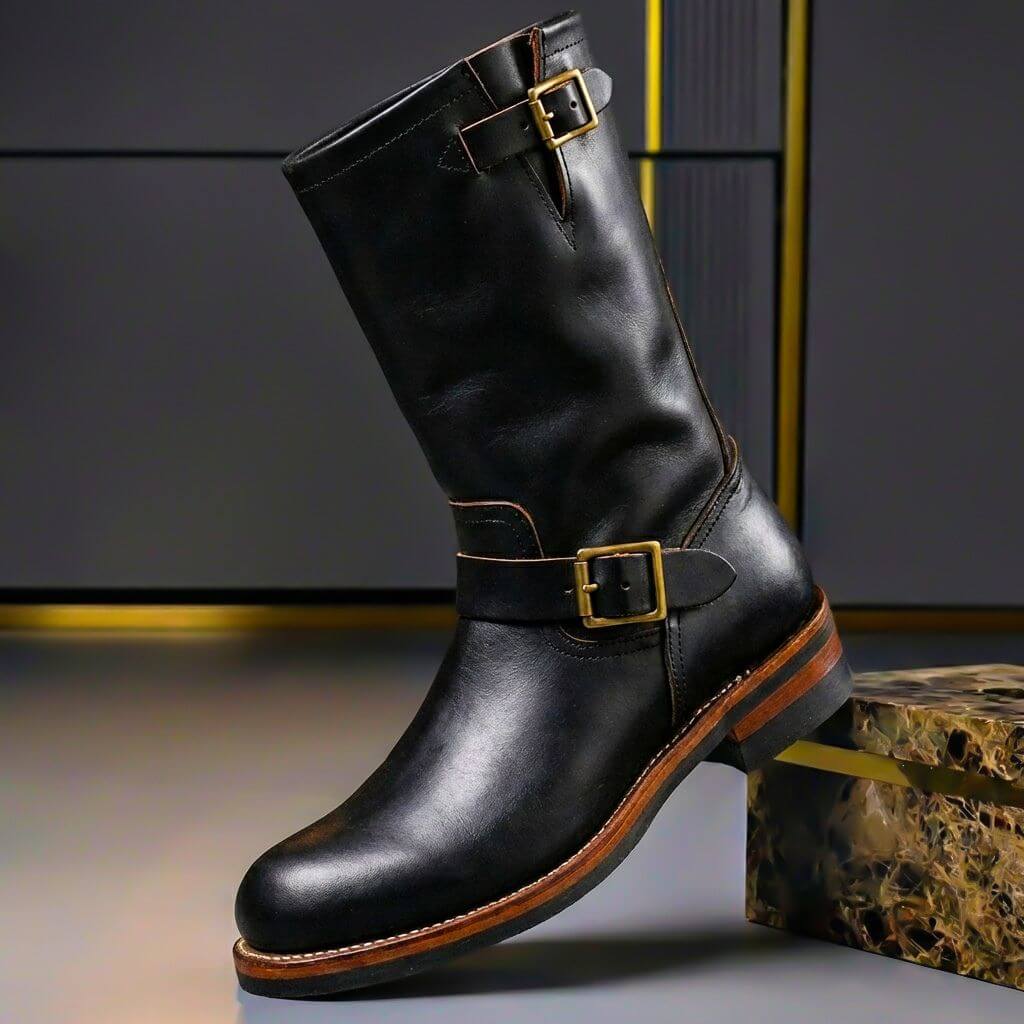 David | Rugged Charm And Premium Vintage Leather Boots