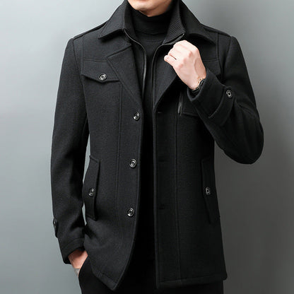 Valen Wool-Blend Utility Jacket