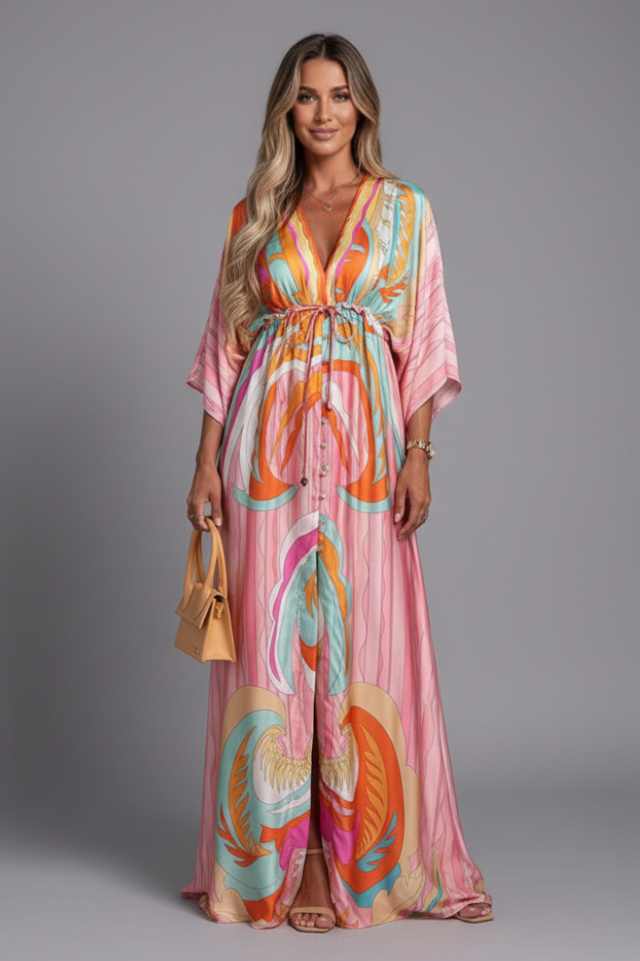 Serena | Bohemian Resort Maxi Dress For Women
