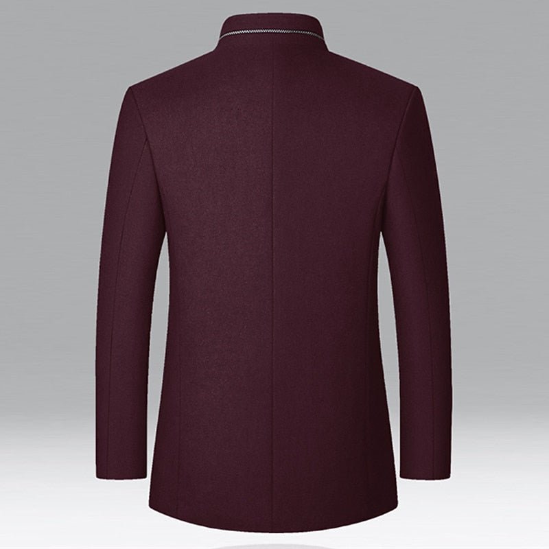 Richard | Elegant Stand-Collar Trench Coat