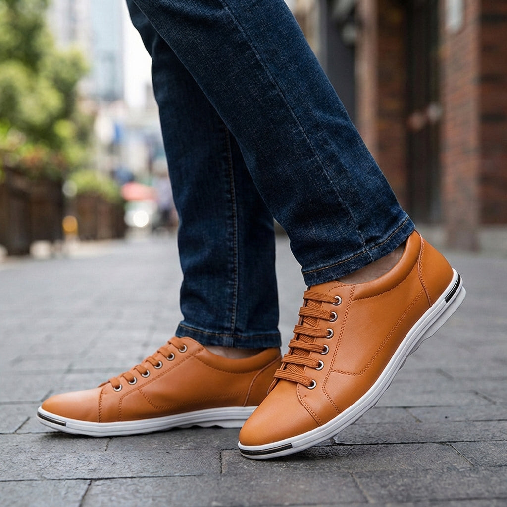Calvin Genuine Leather Sneakers