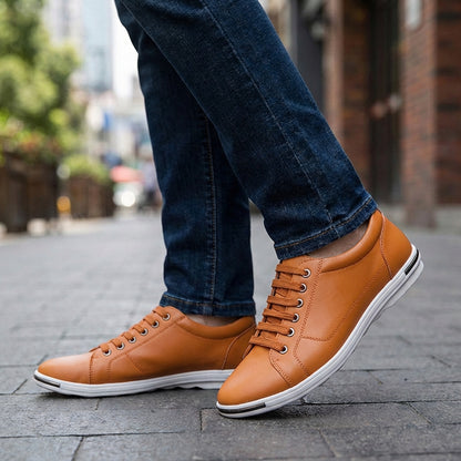 Calvin Genuine Leather Sneakers