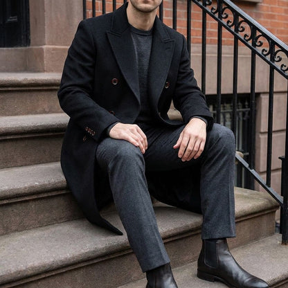 Rothwell Wool Trench Overcoat