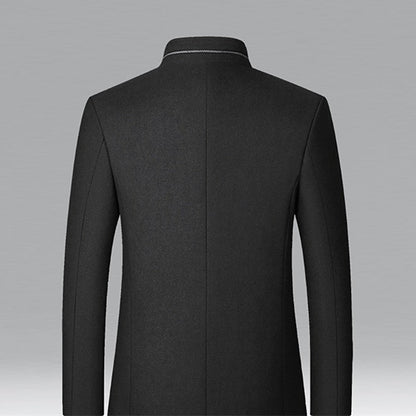 Richard | Elegant Stand-Collar Trench Coat