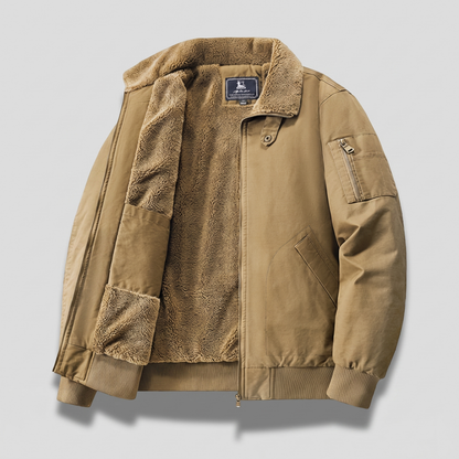 Matthew | Soft-Fleece Modern Bomber Jacket