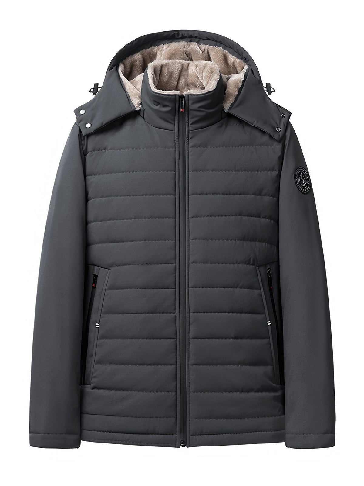 Samuel | Winter Puffer Jacket with Hood and Warm Lining