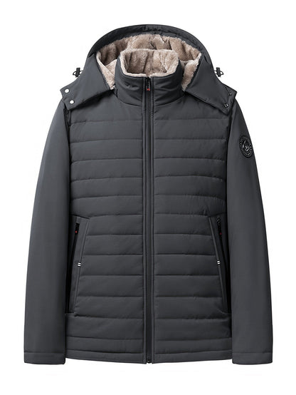 Samuel | Winter Puffer Jacket with Hood and Warm Lining