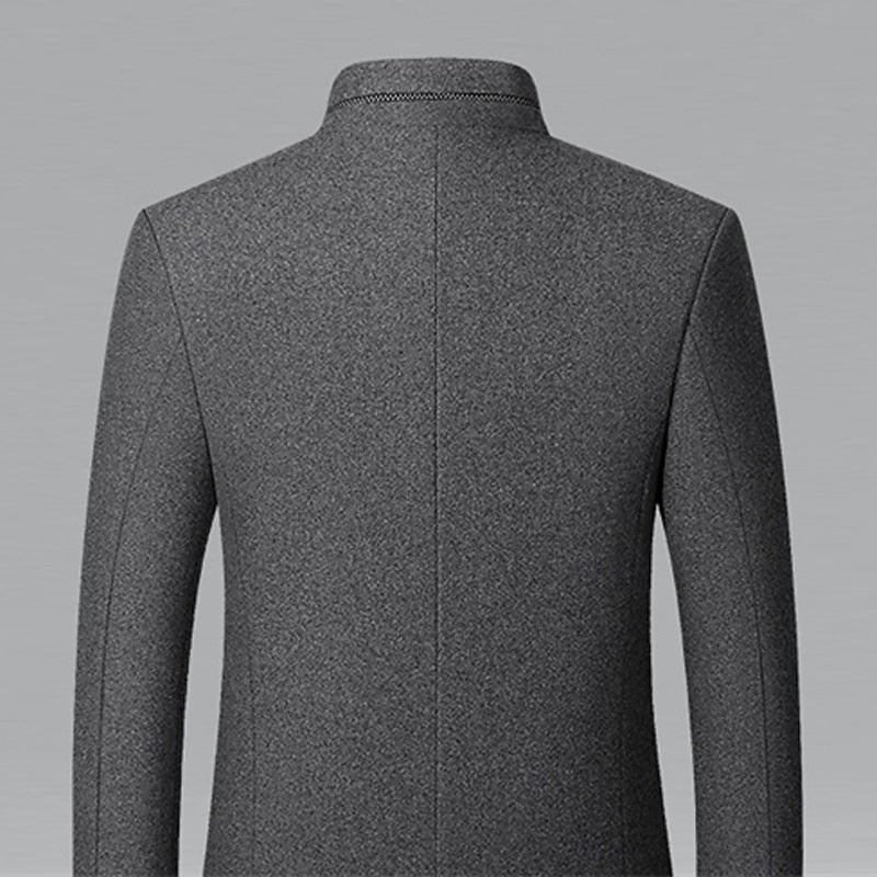 Richard | Elegant Stand-Collar Trench Coat