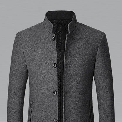 Richard | Elegant Stand-Collar Trench Coat