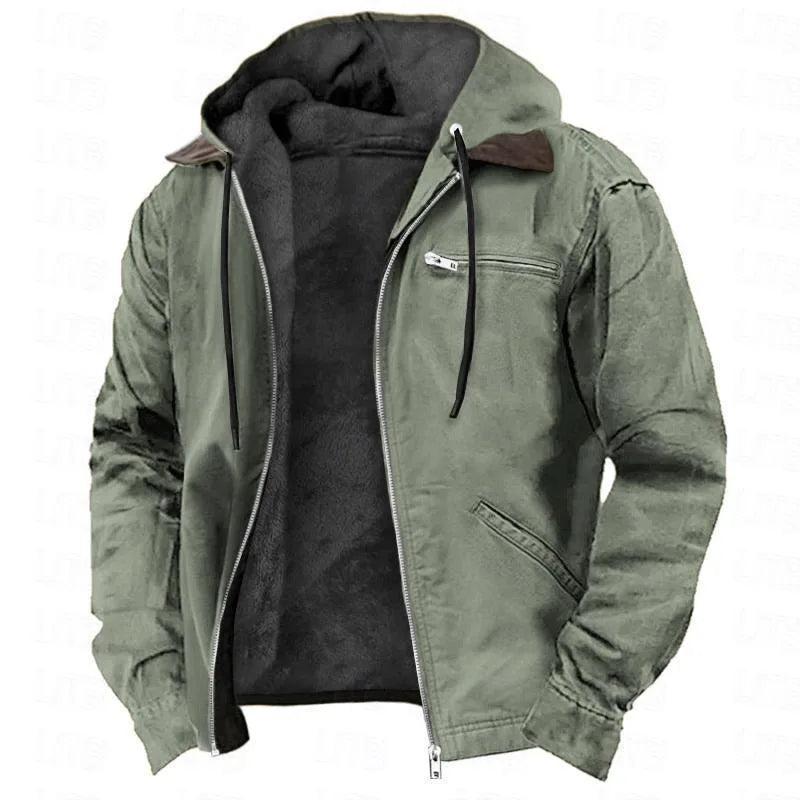 Alexander | Men's Fleece Lined Hoodie Jacket