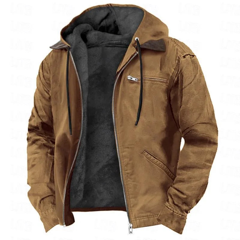 Alexander | Men's Fleece Lined Hoodie Jacket