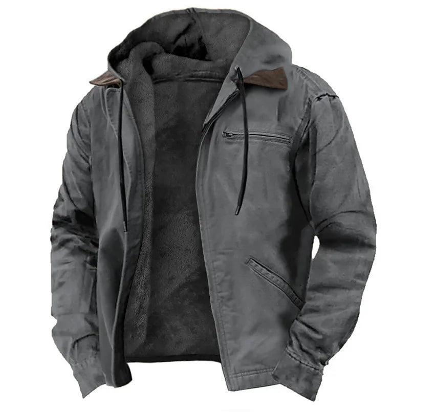 Alexander | Men's Fleece Lined Hoodie Jacket