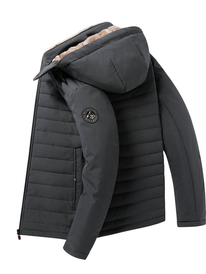 Samuel | Winter Puffer Jacket with Hood and Warm Lining