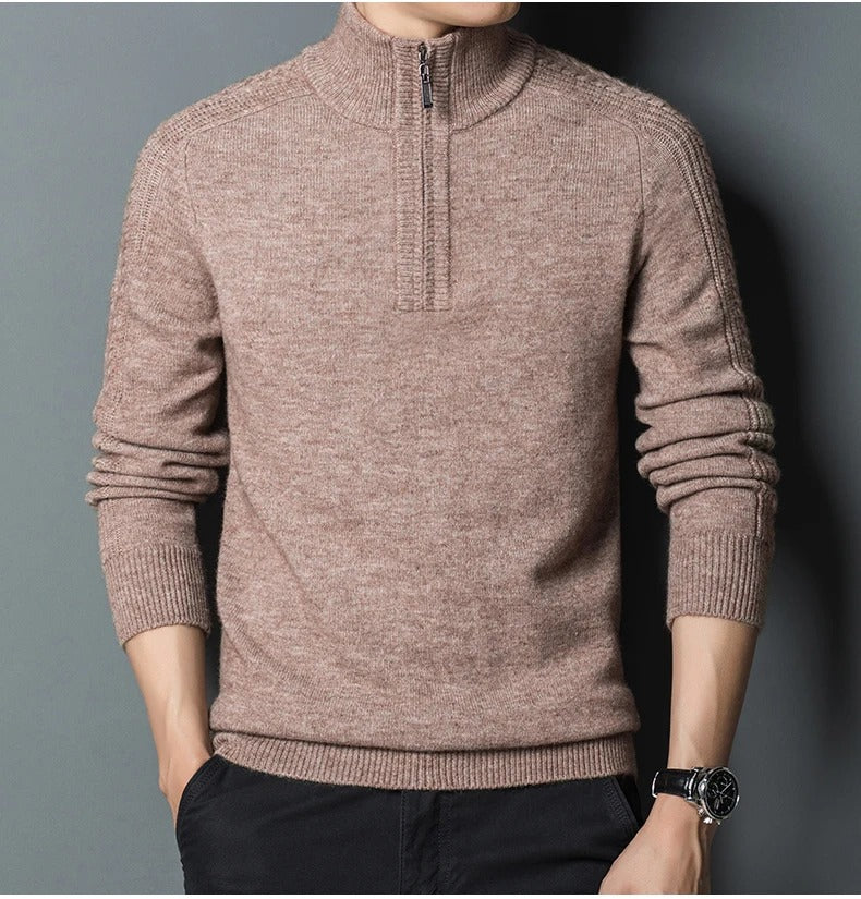 Filippo Lippi Cashmere Zipper-collar Sweater