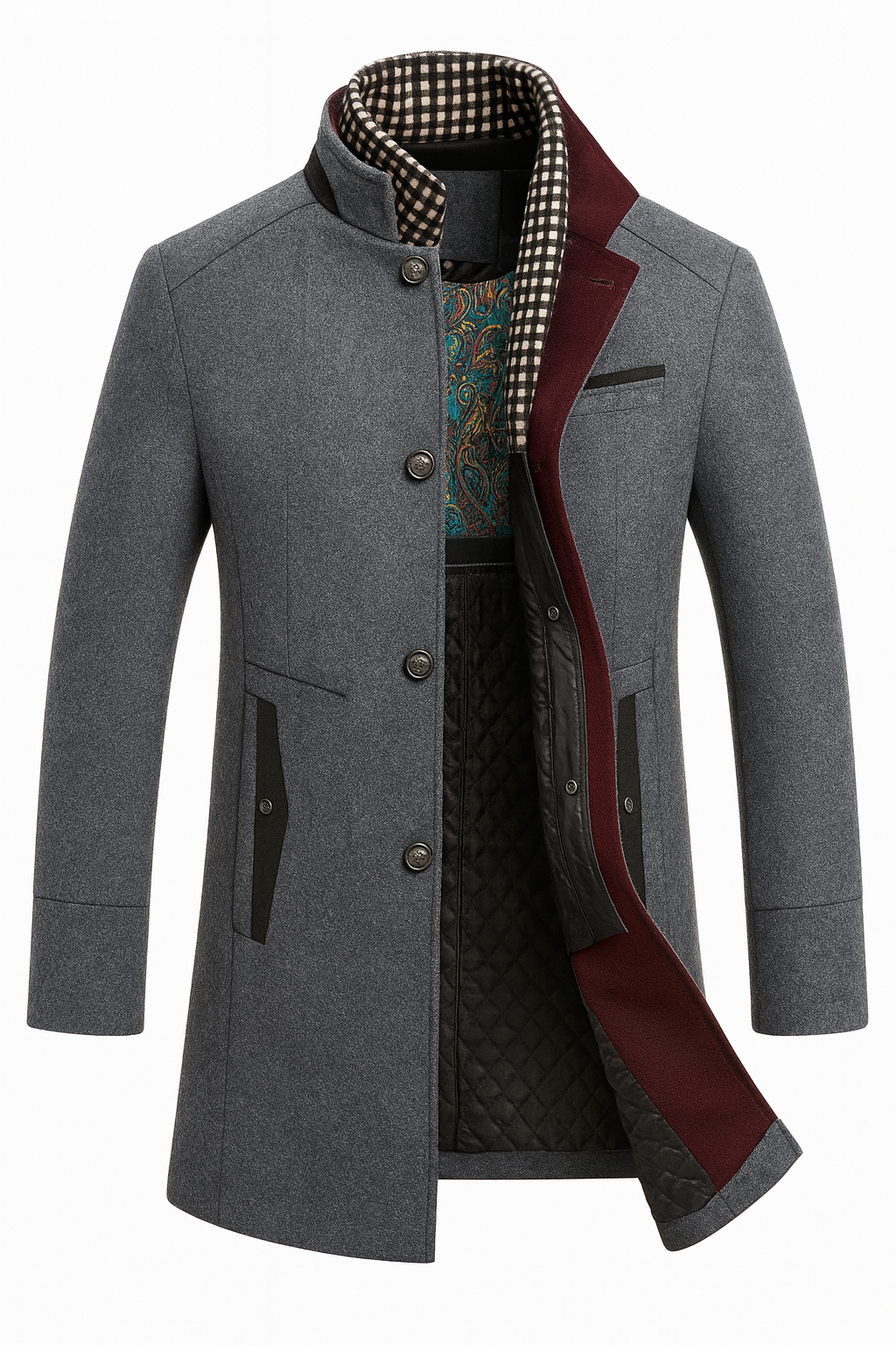 Richard - Wool Blend Overcoat