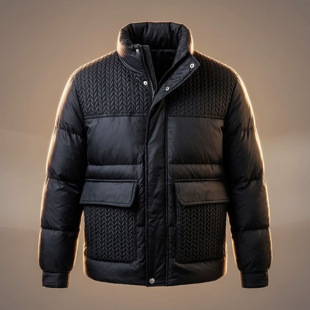 Oscar | Goose Down Puffer Jacket with a Glossy Finish