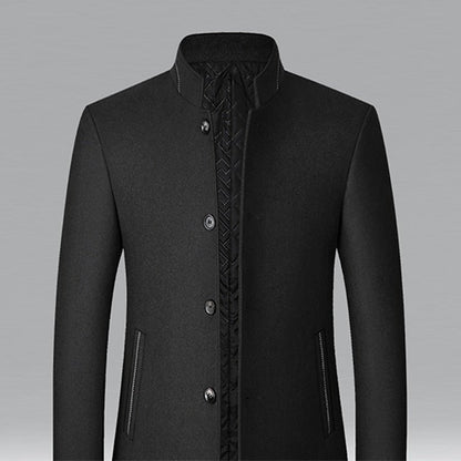 Richard | Elegant Stand-Collar Trench Coat