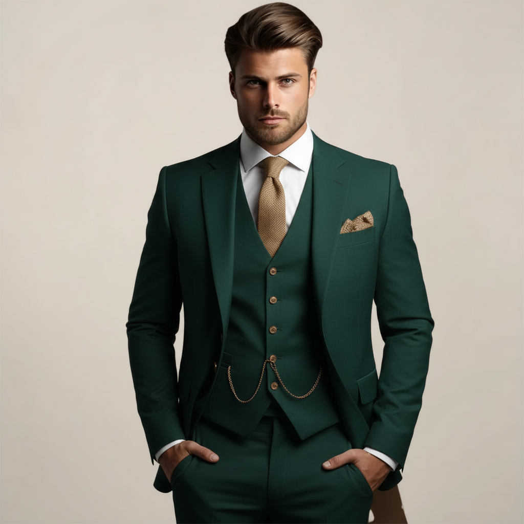 Anthony | Modern Three-Piece Wedding Suit