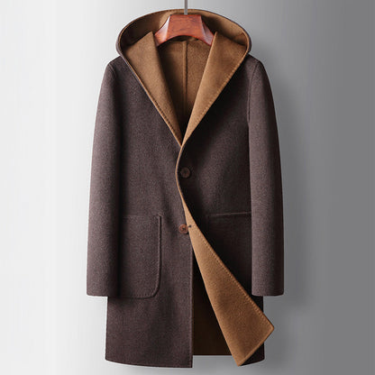 Maxwell Reversible Wool Coat