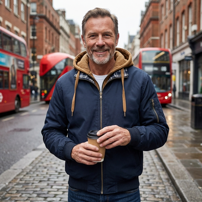 Benjamin | Thermal Hooded Bomber Jacket