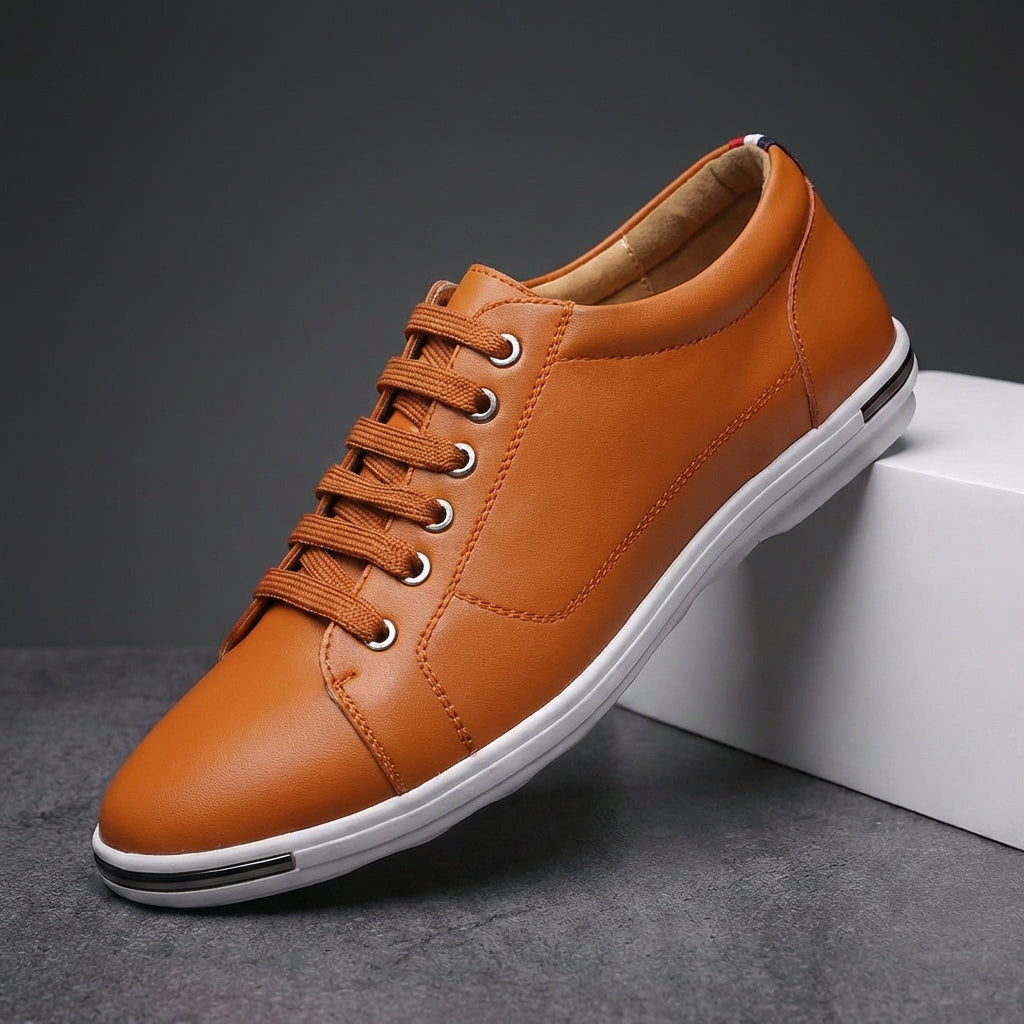 Calvin Genuine Leather Sneakers