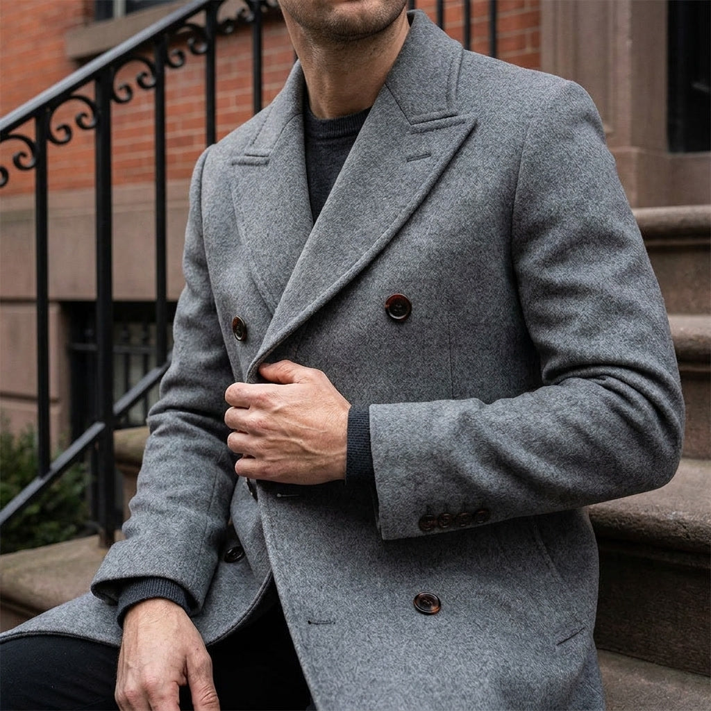 Rothwell Wool Trench Overcoat