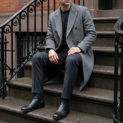 Rothwell Wool Trench Overcoat