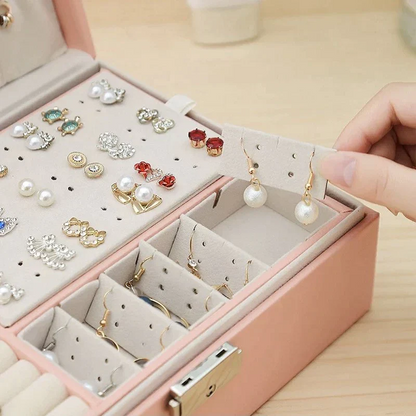Jewelry Box Modern — Velvet Interior Organizer