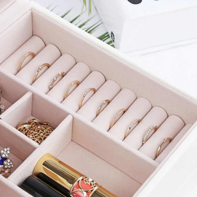 Jewelry Case — Modern Chic Multi-Compartment