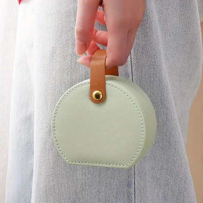 Jewelry Travel Pouch — Soft Leather Carry-On