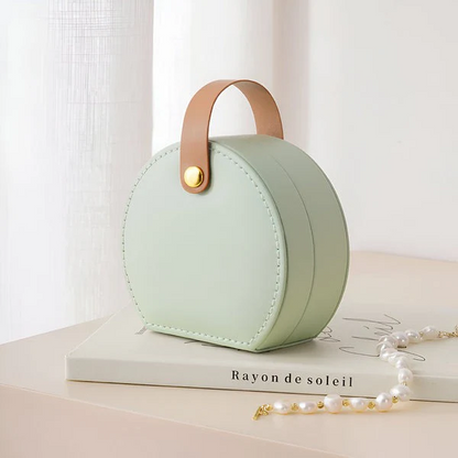 Jewelry Travel Pouch — Soft Leather Carry-On