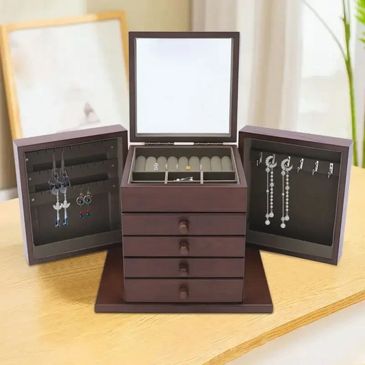 Jewelry Chest — Grand Rustic Vintage Wood