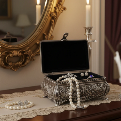 Jewelry Casket — Gothic Sculpted Metal