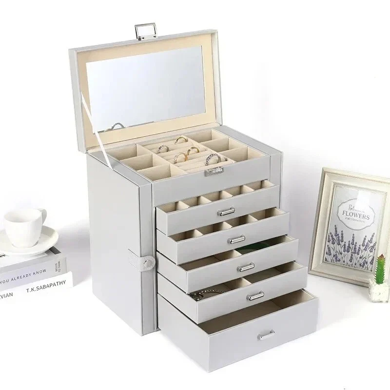 Jewelry Tower 5-Tier — Multi-Drawer Organizer