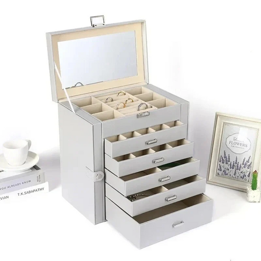 Jewelry Tower 5-Tier — Multi-Drawer Organizer