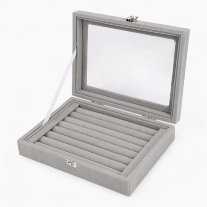 Ring Showcase — Soft Velvet Organizer