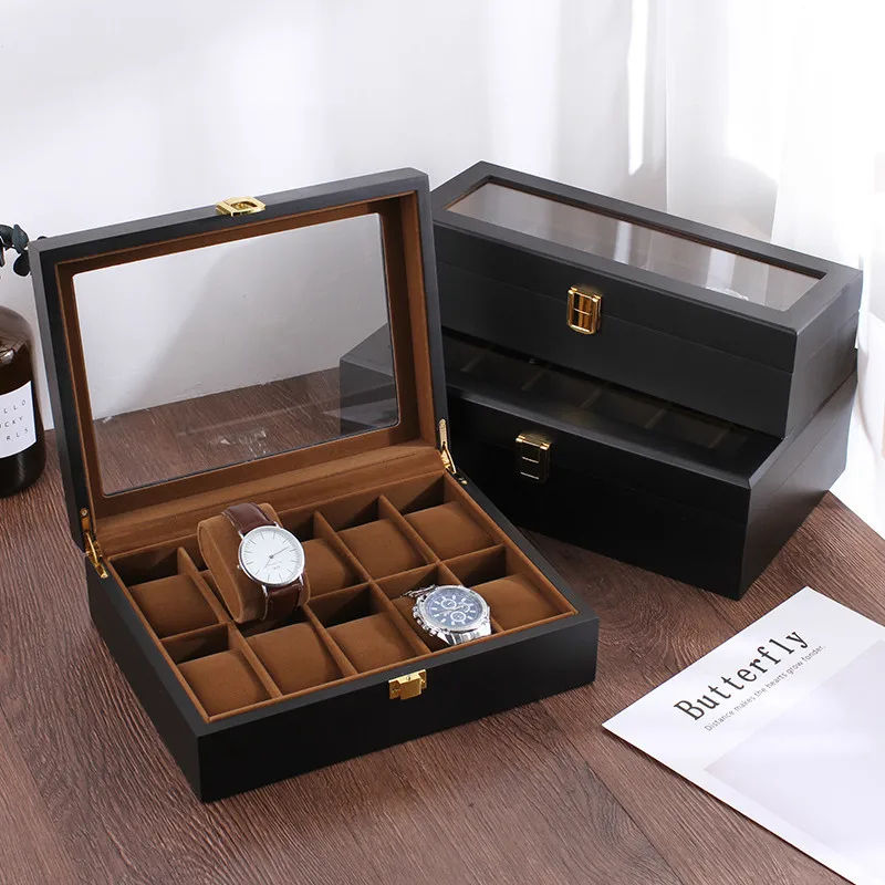 Watch Box with Glass Top — Display Case