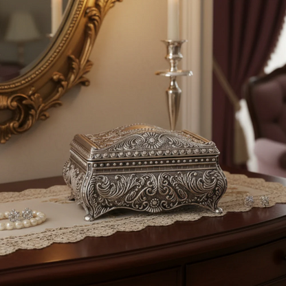 Jewelry Casket — Gothic Sculpted Metal